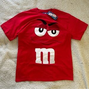 Vintage 2000s Y2K Red M&M Shirt medium NWT